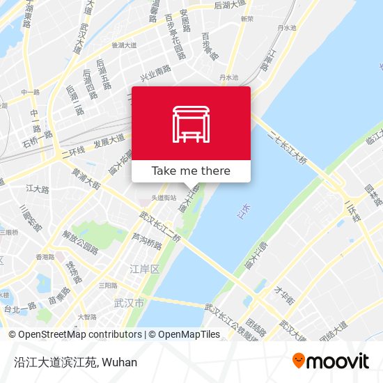 沿江大道滨江苑 map