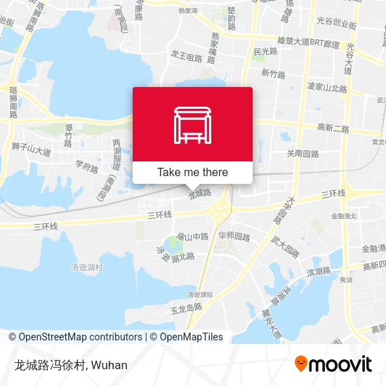 龙城路冯徐村 map