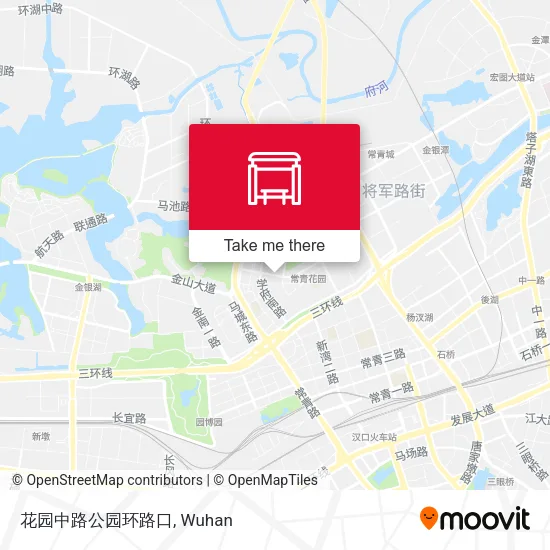花园中路公园环路口 map