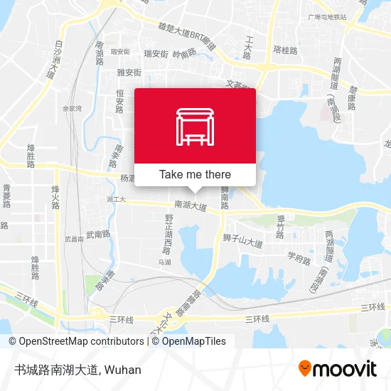 书城路南湖大道 map