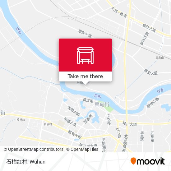 石榴红村 map