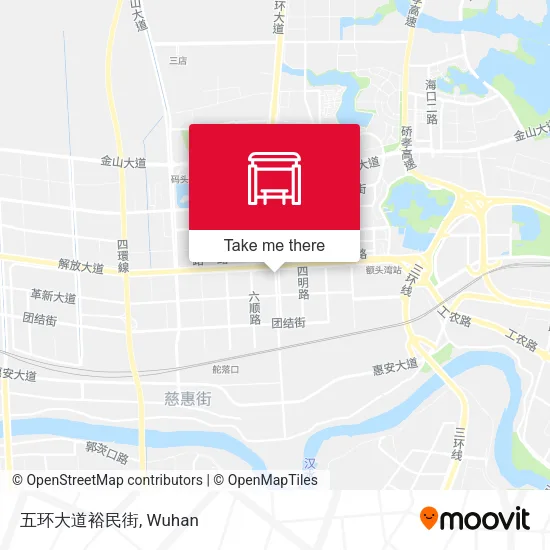 五环大道裕民街 map