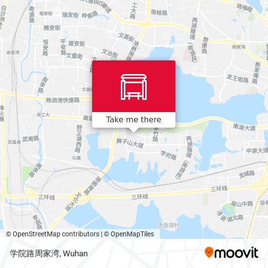 学院路周家湾 map