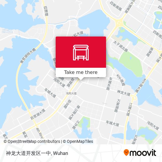 神龙大道开发区一中 map