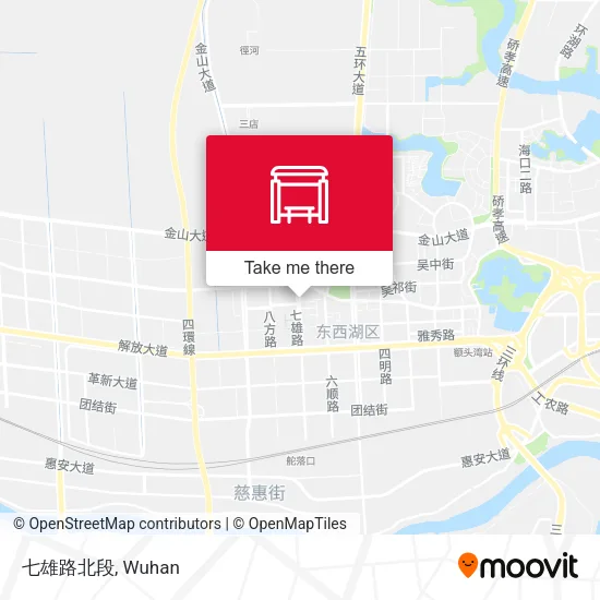 七雄路北段 map