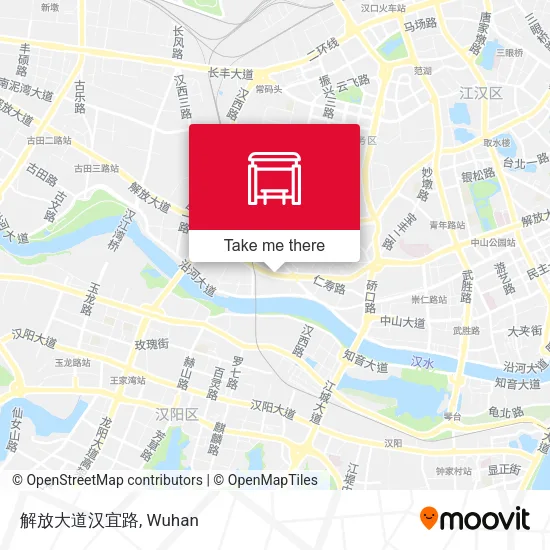 解放大道汉宜路 map