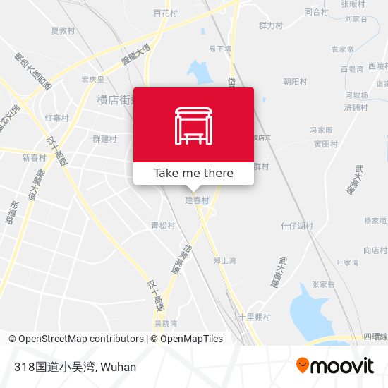 318国道小吴湾 map