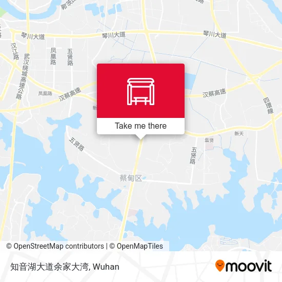 知音湖大道余家大湾 map