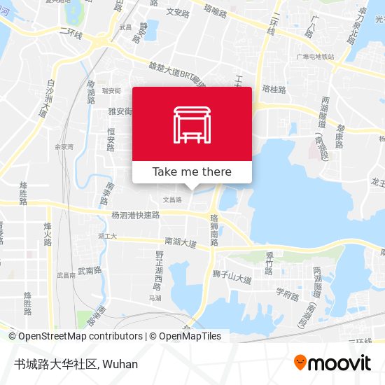 书城路大华社区 map
