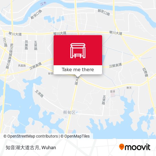 知音湖大道古月 map