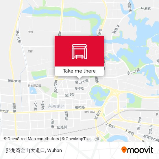 熙龙湾金山大道口 map