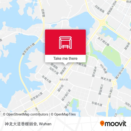神龙大道香榭丽舍 map