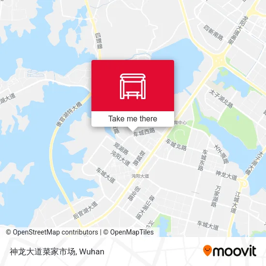 神龙大道菜家市场 map
