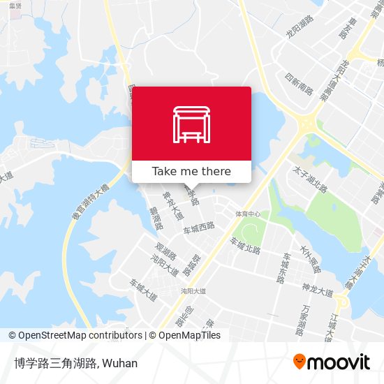 博学路三角湖路 map