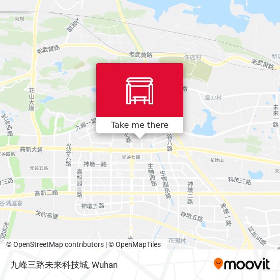 九峰三路未来科技城 map