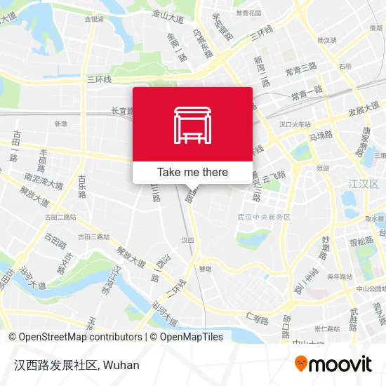汉西路发展社区 map