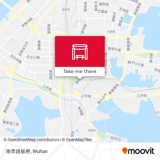 南李路板桥 map