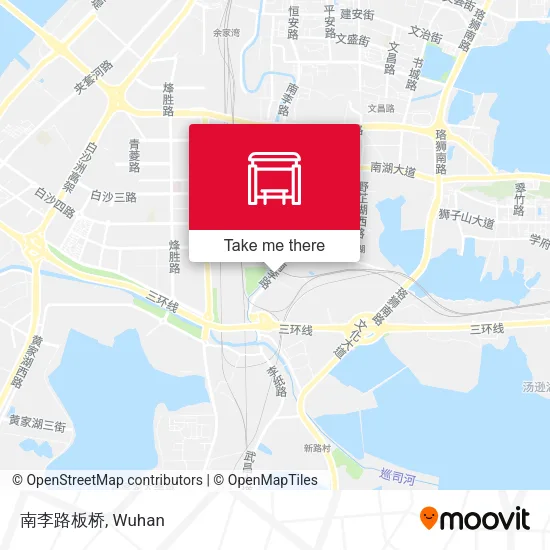 南李路板桥 map