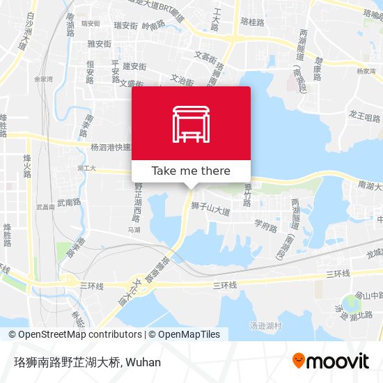 珞狮南路野芷湖大桥 map