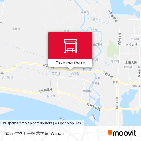 武汉生物工程技术学院 map