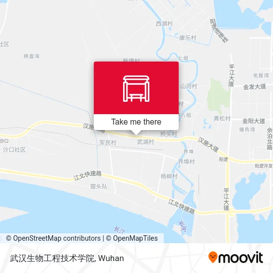 武汉生物工程技术学院 map