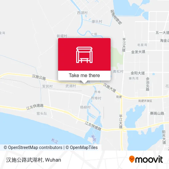 汉施公路武湖村 map