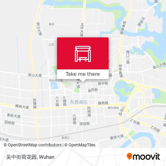 吴中街荷花园 map