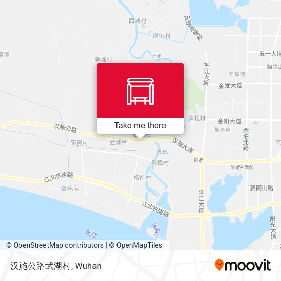 汉施公路武湖村 map