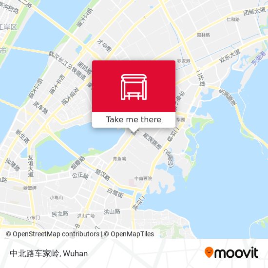 中北路车家岭 map