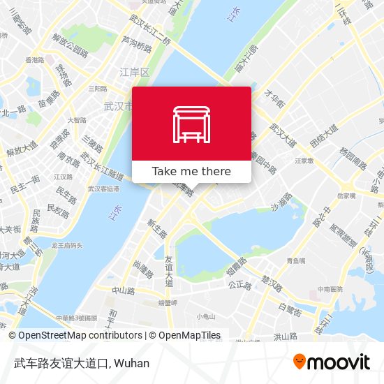 武车路友谊大道口 map