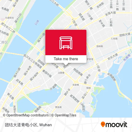 团结大道青电小区 map