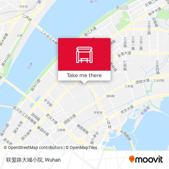 联盟路大城小院 map