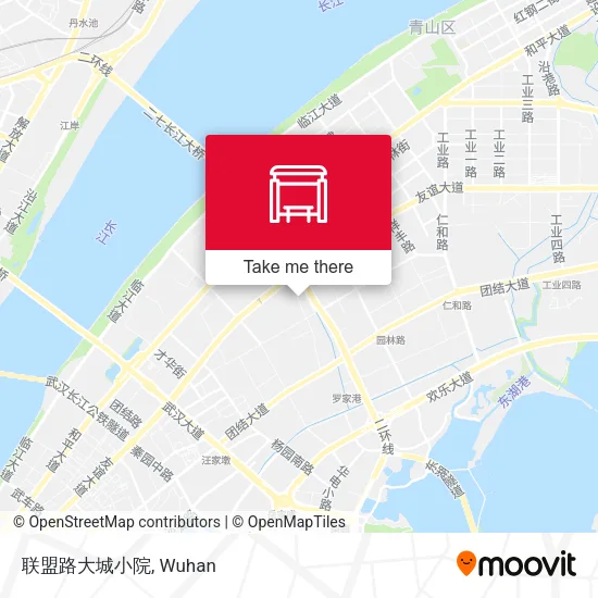 联盟路大城小院 map