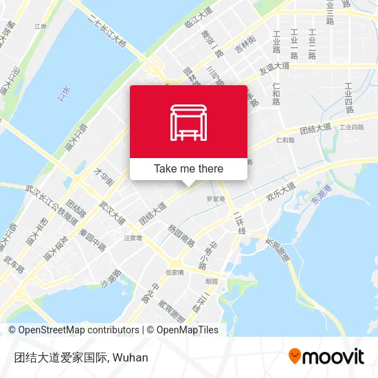 团结大道爱家国际 map