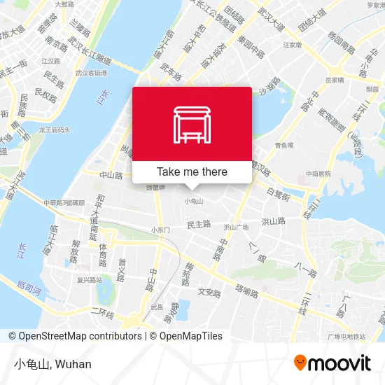 小龟山 map