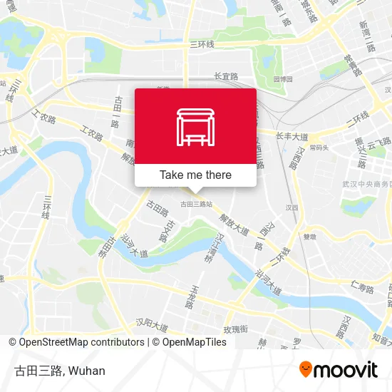 古田三路 map