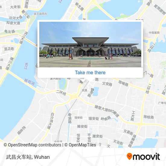 武昌火车站 map