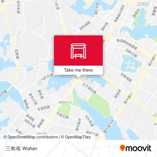 三角湖 map