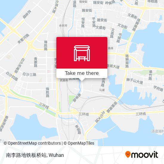 南李路地铁板桥站 map