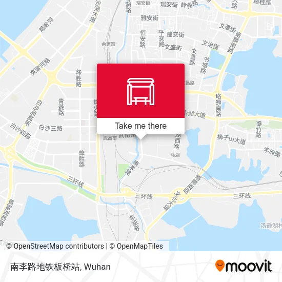 南李路地铁板桥站 map