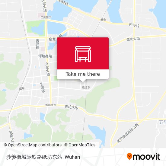 沙羡街城际铁路纸坊东站 map