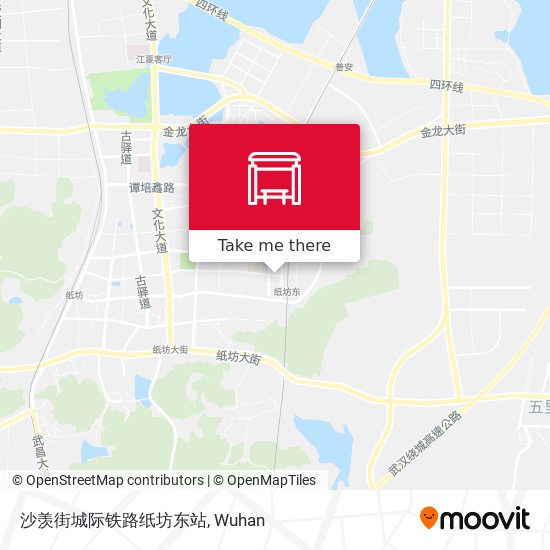 沙羡街城际铁路纸坊东站 map
