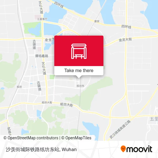 沙羡街城际铁路纸坊东站 map