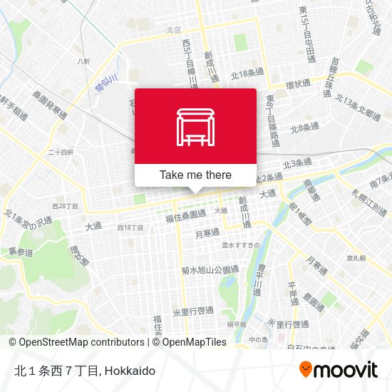 北１条西７丁目 map