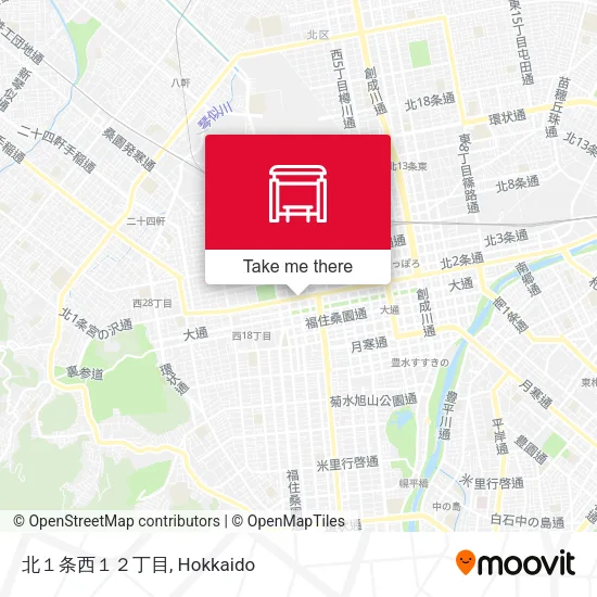 北１条西１２丁目 map