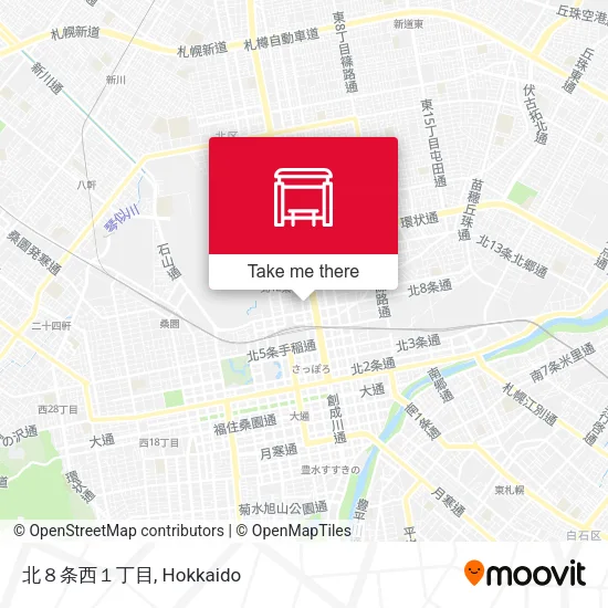 北８条西１丁目 map