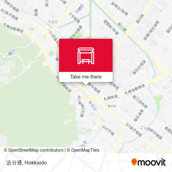 追分通 map
