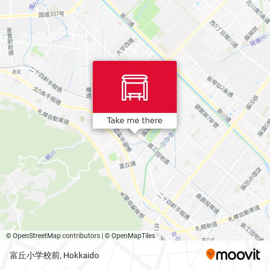 富丘小学校前 map