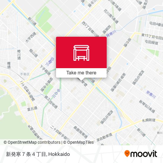 新発寒７条４丁目 map