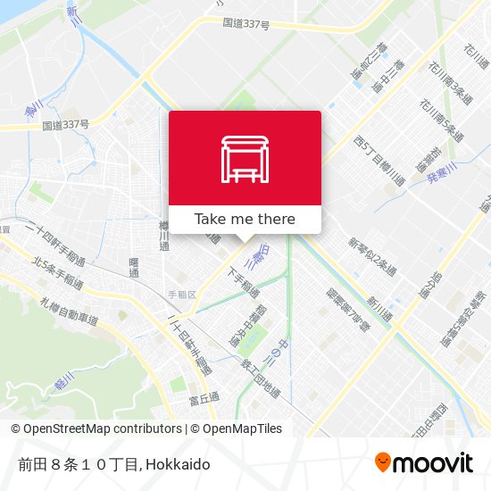 前田８条１０丁目 map